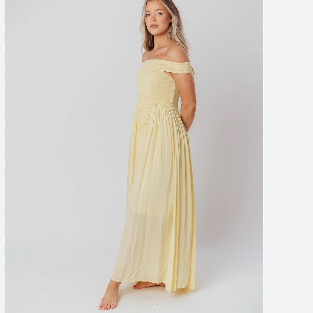 Worth Collective Tatiana Modal Off-the-Shoulder Maxi Dress